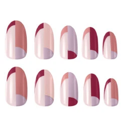 Lottie X KimKim Stay Press'd- Colour Block Party: Fall Edition 23 Lottie X KimKim Stay Press'd- Colour Block Party: Fall Edition -Costetic Make-up Store LKN004 Lottie x KimKim Stay Pressd Colour Block Party Nails