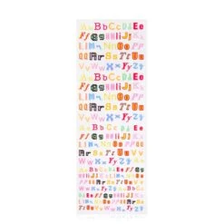 Stick To It - Alphabet -Costetic Make-up Store LNS002 Lottie Stick To It Nail Sticker Set Alphabet Sheet