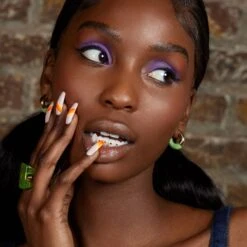 Lottie X Chaun Legend Stay Press'd- Sunset Strip 15 Lottie X Chaun Legend Stay Press'd- Sunset Strip -Costetic Make-up Store Lottie Chaun Legend Press On Nails Sunset Strip Model 2