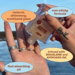 Outer Banks The Gold Multipurpose Dry Oil 15 Outer Banks The Gold Multipurpose Dry Oil -Costetic Make-up Store Lottie OBX Info BodyShimmerOil min