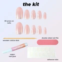 Lottie X KimKim Stay Press'd- Glazed And Unfazed 18 Lottie X KimKim Stay Press'd- Glazed And Unfazed -Costetic Make-up Store Lottie Press On Nails Kim flowers