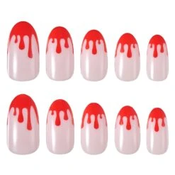 The Vampire Diaries X Stay Press'd - Drip Drip -Costetic Make-up Store VDT007 Vampire Diaries Stay Press d Drip Drip Nails