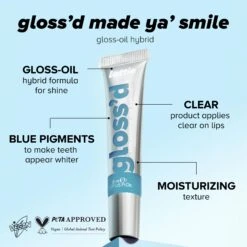 Gloss'd Made Ya' Smile -Costetic Make-up Store gloss dblue min