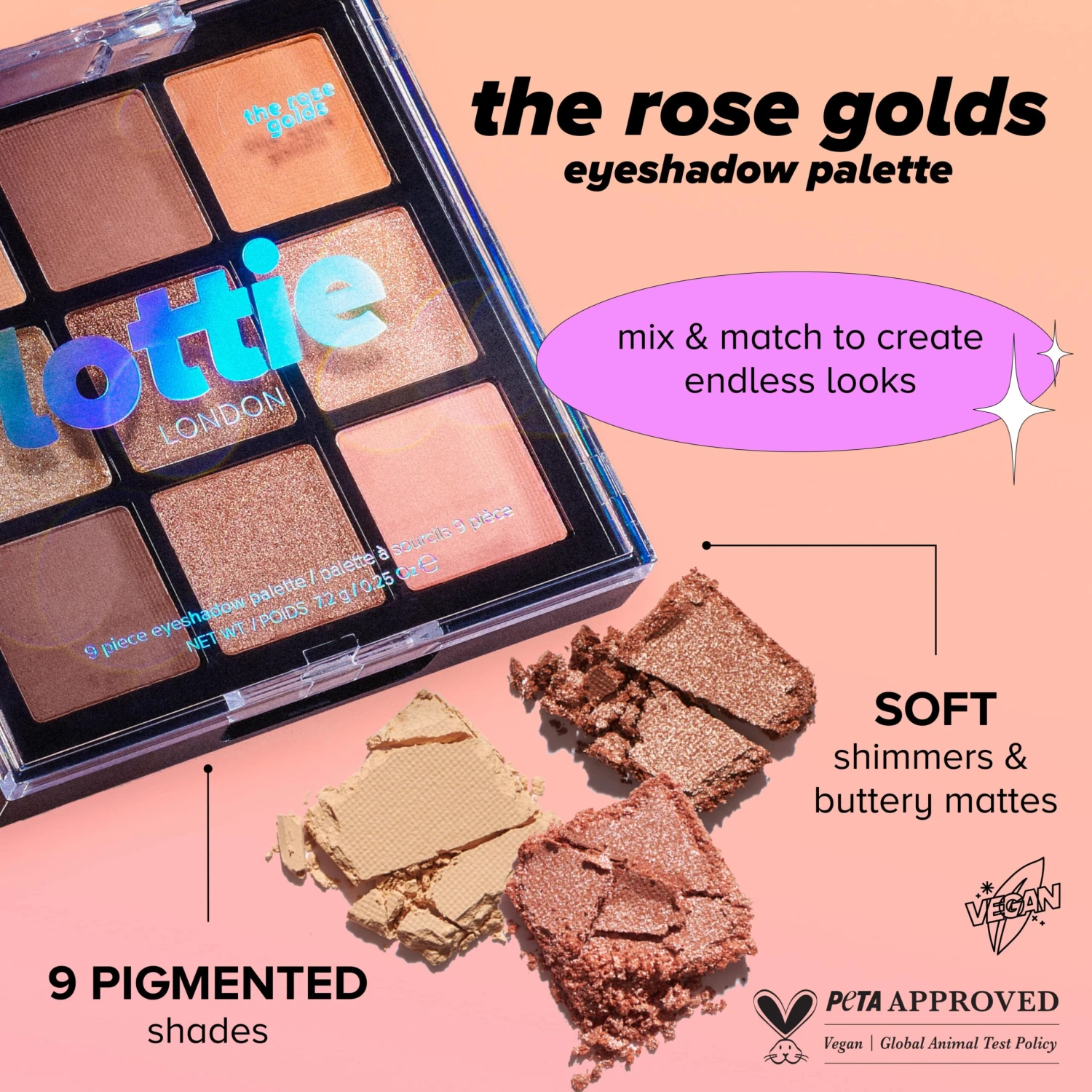 Lottie Palette - The Rose Golds 5 Lottie Palette - The Rose Golds - Image 3